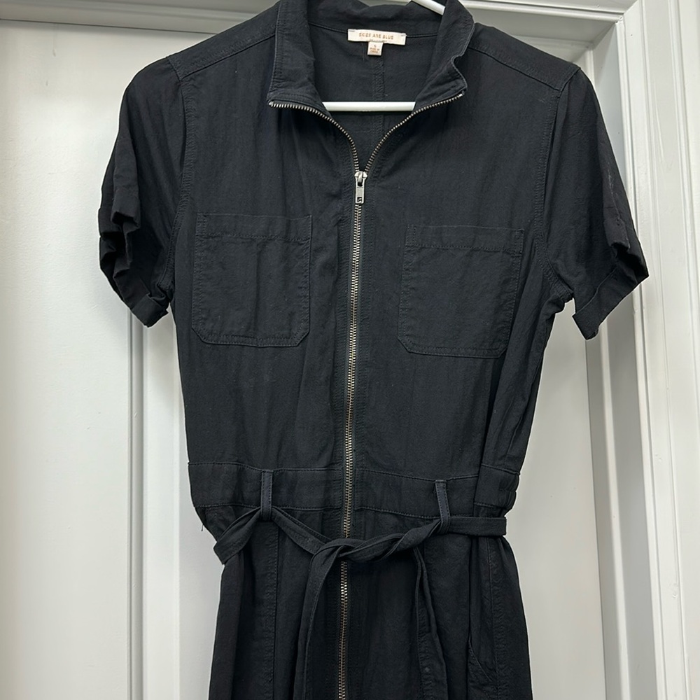 Black Utility Jumpsuit
